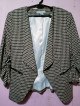 Pre loved checkered blazer for women