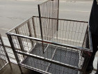 Stainless dog cage