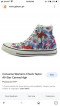 Rare Converse Chuck Taylor Floral Design