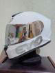 Brandnew fullface White helmet W/Silver Visor