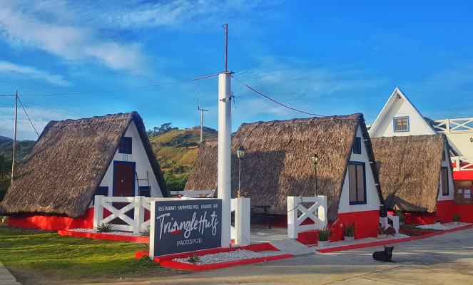 Triangle Huts Pagudpud Philippines Pagudpud Ilocos Norte