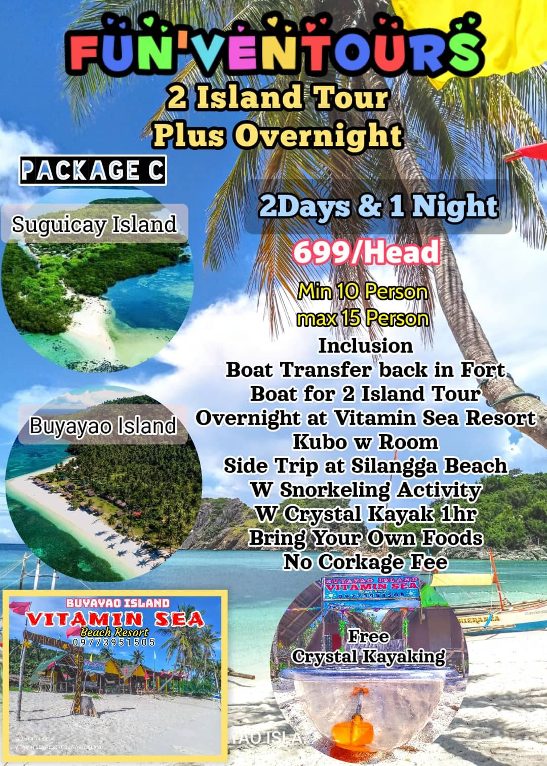 Buyayao island Vitamin Sea Resort & Beach Event Place